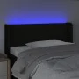 Black fabric headboard with LED 103x16x78/88 cm by vidaXL, Headboards and footboards - Ref: Foro24-3122948, Price: 50,58 €, D...