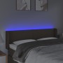 Kopfteil mit LED aus taupegrauem Stoff 147x16x78/88 cm von vidaXL, Kopf- und Fußteile - Ref: Foro24-3122958, Preis: 77,21 €, ...