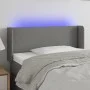 Dark gray fabric headboard with LED 83x16x78/88 cm by vidaXL, Headboards and footboards - Ref: Foro24-3122931, Price: 49,48 €...