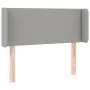 Light gray fabric headboard with LED 93x16x78/88 cm by vidaXL, Headboards and footboards - Ref: Foro24-3122938, Price: 51,41 ...