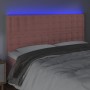 Pink velvet headboard with LED lights 180x5x118/128 cm by vidaXL, Headboards and footboards - Ref: Foro24-3122923, Price: 120...