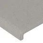 Light gray fabric headboard with LED 103x16x78/88 cm by vidaXL, Headboards and footboards - Ref: Foro24-3122946, Price: 47,87...