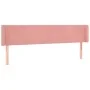 Cabecero con LED de terciopelo rosa 203x16x78/88 cm de vidaXL, Cabeceros y pies de cama - Ref: Foro24-3123027, Precio: 70,88 ...