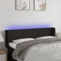 Cabecero con LED de tela negro 147x16x78/88 cm de vidaXL, Cabeceros y pies de cama - Ref: Foro24-3122956, Precio: 64,25 €, De...