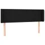 Black fabric headboard with LED 147x16x78/88 cm by vidaXL, Headboards and footboards - Ref: Foro24-3122956, Price: 65,57 €, D...