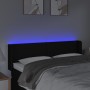 Kopfteil aus schwarzem Stoff mit LED 147x16x78/88 cm von vidaXL, Kopf- und Fußteile - Ref: Foro24-3122956, Preis: 64,43 €, Ra...