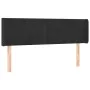 Black velvet headboard with LED 147x16x78/88 cm by vidaXL, Headboards and footboards - Ref: Foro24-3123006, Price: 73,81 €, D...