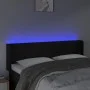 Kopfteil aus schwarzem Samt mit LED 147x16x78/88 cm von vidaXL, Kopf- und Fußteile - Ref: Foro24-3123006, Preis: 76,97 €, Rab...