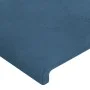 LED-Kopfteil aus dunkelblauem Samt, 93 x 16 x 78/88 cm von vidaXL, Kopf- und Fußteile - Ref: Foro24-3122996, Preis: 64,32 €, ...