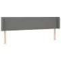 Dark gray fabric headboard with LED 203x16x78/88 cm by vidaXL, Headboards and footboards - Ref: Foro24-3122979, Price: 85,83 ...
