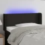 Cabecero con LED de tela negro 83x16x78/88 cm de vidaXL, Cabeceros y pies de cama - Ref: Foro24-3123072, Precio: 45,04 €, Des...