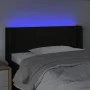 Black fabric headboard with LED 93x16x78/88 cm by vidaXL, Headboards and footboards - Ref: Foro24-3123080, Price: 46,89 €, Di...