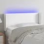 Kopfteil mit LED, weißem Kunstleder, 103 x 16 x 78/88 cm von vidaXL, Kopf- und Fußteile - Ref: Foro24-3123041, Preis: 48,07 €...