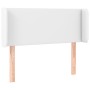 Kopfteil mit LED, weißem Kunstleder, 103 x 16 x 78/88 cm von vidaXL, Kopf- und Fußteile - Ref: Foro24-3123041, Preis: 46,88 €...