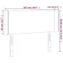 Kopfteil mit LED, weißem Kunstleder, 103 x 16 x 78/88 cm von vidaXL, Kopf- und Fußteile - Ref: Foro24-3123041, Preis: 48,07 €...