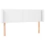 Kopfteil mit LED, weißem Kunstleder, 147 x 16 x 78/88 cm von vidaXL, Kopf- und Fußteile - Ref: Foro24-3123047, Preis: 92,66 €...