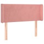 Rosa Samtkopfteil mit LED 83x16x78/88 cm von vidaXL, Kopf- und Fußteile - Ref: Foro24-3122991, Preis: 52,41 €, Rabatt: %