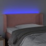 Rosa Samtkopfteil mit LED 83x16x78/88 cm von vidaXL, Kopf- und Fußteile - Ref: Foro24-3122991, Preis: 52,41 €, Rabatt: %