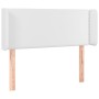 Kopfteil mit LED, weißem Kunstleder, 83 x 16 x 78/88 cm von vidaXL, Kopf- und Fußteile - Ref: Foro24-3123169, Preis: 52,05 €,...
