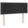 Kopfteil aus schwarzem Samt mit LED 83x16x78/88 cm von vidaXL, Kopf- und Fußteile - Ref: Foro24-3122988, Preis: 49,78 €, Raba...