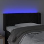 Kopfteil aus schwarzem Samt mit LED 83x16x78/88 cm von vidaXL, Kopf- und Fußteile - Ref: Foro24-3122988, Preis: 49,78 €, Raba...