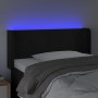 Kopfteil aus schwarzem Samt mit LED 93x16x78/88 cm von vidaXL, Kopf- und Fußteile - Ref: Foro24-3123134, Preis: 47,86 €, Raba...
