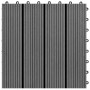 WPC-Fliesen 30x30 cm 11 Einheiten 1 m² grau von vidaXL, Böden und Teppiche - Ref: Foro24-40826, Preis: 68,39 €, Rabatt: %