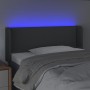 Kopfteil aus dunkelgrauem Stoff mit LED 83x16x78/88 cm von vidaXL, Kopf- und Fußteile - Ref: Foro24-3123071, Preis: 45,83 €, ...