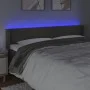 Dark gray velvet headboard with LED 203x16x78/88 cm by vidaXL, Headboards and footboards - Ref: Foro24-3123023, Price: 65,64 ...
