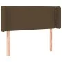 Kopfteil mit LED aus dunkelbraunem Stoff 83x16x78/88 cm von vidaXL, Kopf- und Fußteile - Ref: Foro24-3123073, Preis: 46,69 €,...
