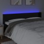 Kopfteil mit LED, schwarzem Kunstleder, 183 x 16 x 78/88 cm von vidaXL, Kopf- und Fußteile - Ref: Foro24-3123058, Preis: 71,9...