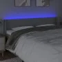 Light gray fabric headboard with LED 203x16x78/88 cm by vidaXL, Headboards and footboards - Ref: Foro24-3122978, Price: 74,49...
