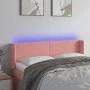 Cabecero con LED de terciopelo rosa 147x16x78/88 cm de vidaXL, Cabeceros y pies de cama - Ref: Foro24-3123009, Precio: 76,59 ...