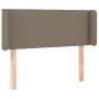Headboard with LED in taupe gray fabric 93x16x78/88 cm by vidaXL, Headboards and footboards - Ref: Foro24-3123082, Price: 56,...