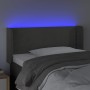 Dunkelgraues Samtkopfteil mit LED 83x16x78/88 cm von vidaXL, Kopf- und Fußteile - Ref: Foro24-3123127, Preis: 46,79 €, Rabatt: %