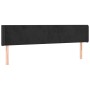 Kopfteil aus schwarzem Samt mit LED 203x16x78/88 cm von vidaXL, Kopf- und Fußteile - Ref: Foro24-3123024, Preis: 90,31 €, Rab...