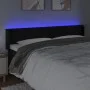 Kopfteil aus schwarzem Samt mit LED 203x16x78/88 cm von vidaXL, Kopf- und Fußteile - Ref: Foro24-3123024, Preis: 86,43 €, Rab...