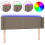 Cabecero con LED de tela gris taupe 147x16x78/88 cm de vidaXL, Cabeceros y pies de cama - Ref: Foro24-3123098, Precio: 60,89 ...