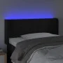 Black velvet headboard with LED 83x16x78/88 cm by vidaXL, Headboards and footboards - Ref: Foro24-3123128, Price: 48,19 €, Di...