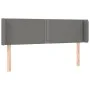 Dark gray fabric headboard with LED 147x16x78/88 cm by vidaXL, Headboards and footboards - Ref: Foro24-3123095, Price: 64,01 ...