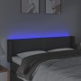 Kopfteil aus dunkelgrauem Stoff mit LED 147x16x78/88 cm von vidaXL, Kopf- und Fußteile - Ref: Foro24-3123095, Preis: 63,39 €,...