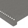 Dark gray fabric headboard with LED 147x16x78/88 cm by vidaXL, Headboards and footboards - Ref: Foro24-3123095, Price: 64,01 ...