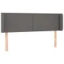 Headboard with LED gray synthetic leather 147x16x78/88 cm by vidaXL, Headboards and footboards - Ref: Foro24-3123050, Price: ...