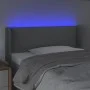 Light gray fabric headboard with LED 83x16x78/88 cm by vidaXL, Headboards and footboards - Ref: Foro24-3123070, Price: 48,00 ...