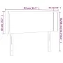 Light gray fabric headboard with LED 83x16x78/88 cm by vidaXL, Headboards and footboards - Ref: Foro24-3123070, Price: 48,00 ...