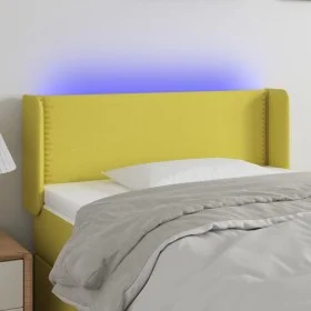 Kopfteil mit LED aus grünem Stoff 103x16x78/88 cm von vidaXL, Kopf- und Fußteile - Ref: Foro24-3123093, Preis: 47,02 €, Rabat...