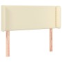 Kopfteil mit LED-Creme-Kunstleder 103x16x78/88 cm von vidaXL, Kopf- und Fußteile - Ref: Foro24-3123182, Preis: 46,08 €, Rabat...