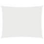 Toldo de vela rectangular tela Oxford blanco 2x3,5 m