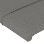 Kopfteil aus dunkelgrauem Stoff mit LED 103x16x78/88 cm von vidaXL, Kopf- und Fußteile - Ref: Foro24-3123227, Preis: 63,96 €,...
