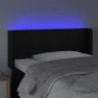 Kopfteil mit LED, schwarzem Kunstleder, 103 x 16 x 78/88 cm von vidaXL, Kopf- und Fußteile - Ref: Foro24-3123180, Preis: 48,5...